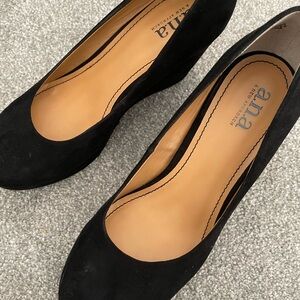 a.n.a Black Wedge Shoes for Women